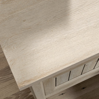 Sunvega Gray Finish Night Stand with Smooth Drawer and Open Shelf