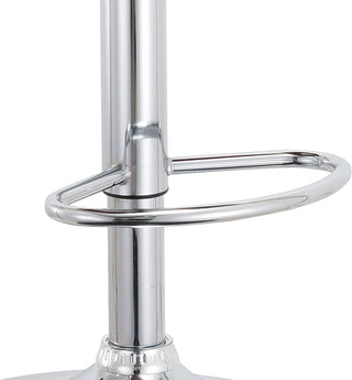 Sunvega Hydraulic Swivel Adjustable PU Leather Barstool for Breakfast Bars