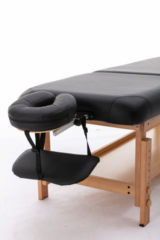 Sunvega Professional PU Leather Massage Table with Adjustable Height and Waterproof Surface