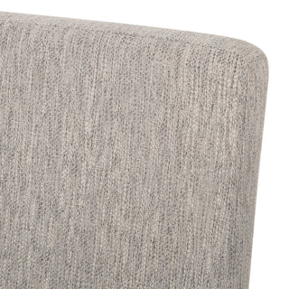 Sunvega Contemporary Upholstered Dining Chairs with Rubberwood Legs and Tapered Design