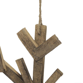 Sunvega Weathered Finish Iron Snowflake Hanging Ball Ornaments for Holiday Decor