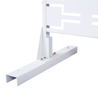 Sunvega Freestanding Metal Privacy Screen 76H x 48W for Outdoor & Indoor Use