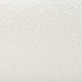 Sunvega Cream Upholstered Bed with Curved Headboard and Granular Fabric