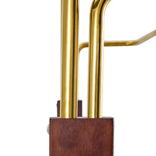 Sunvega Stainless Steel Spray Painted Hanger With Solid Wood Bracket And 72 Inch Raised Design