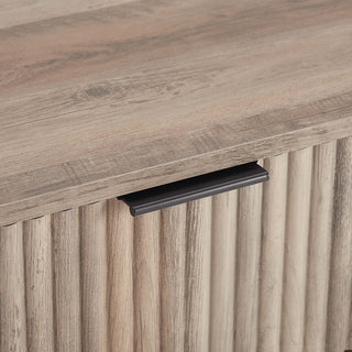 Sunvega Modern Glam Dresser with Gold Metal Handles and Splayed Legs for Bedroom