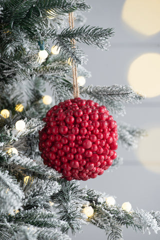 Sunvega Weathered Finish Iron Snowflake Hanging Ball Ornaments for Holiday Decor