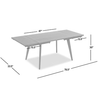 Sunvega Solid Red Oak Wood Bench with Tapered Legs for Dining and Entryway