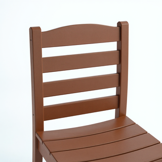 Sunvega Modernist HDPE Outdoor Garden Armchairs with Backrest in Your Choice of Color