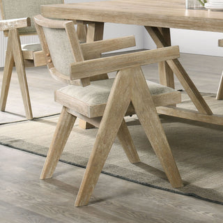 Sunvega Black Contemporary Metal Trestle Base Dining Table Rectangle 1pc