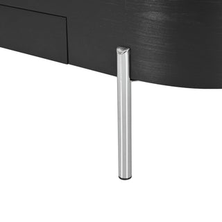 Sunvega Set of 2 Wood Finish Nesting Coffee Tables for Farmhouse Living Room