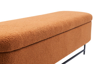 Sunvega Upholstered Storage Bench with Lift Top for Living Room Bedroom
