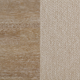 Sunvega Modern Farmhouse Dining Chairs with Latte Upholstery and Ladderback Design