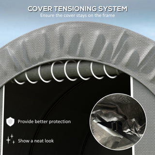 Sunvega Heavy Duty Waterproof Outdoor Storage Tent with Galvanized Frame for Garden Tools