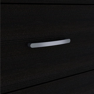 Sunvega Wengue Wood Three Drawers Dresser Easy To Assemble Pressed Wood