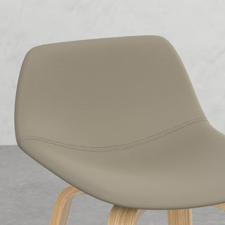 Sunvega Mid-Century Modern Bentwood Counter Bar Height Stool Set of 2
