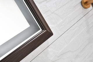 Sunvega Smart Touch Button Controlled Multi-Functional Bathroom Vanity LED Mirror