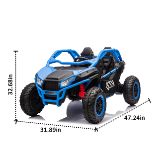 Sunvega 24V Two-Seater Kids UTV with Parent Remote Control 400W High Power