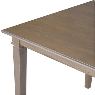 Sunvega Classic Country Style Rubber Wood Dining Table Set with Bench and Chairs