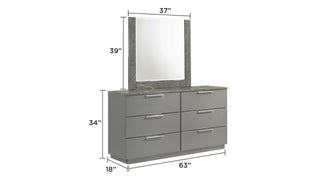Sunvega Lacquer Frame Mirror with Integrated LED Lighting for Modern Decor