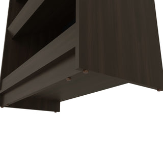 Sunvega Three-Tier Open Shelving Shoe Rack with Scratch-Resistant Melamine Surface