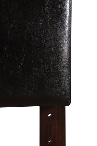 Sunvega Pink Faux Leather Tufted Panel Headboard with Adjustable Height