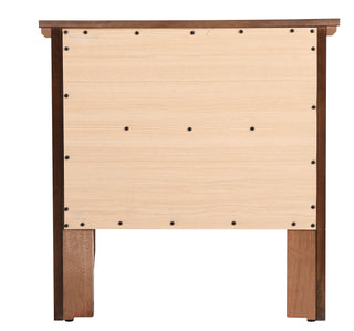Sunvega Espresso Nightstand with Storage Drawers for Bedroom Décor