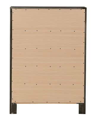 Sunvega Dark Brown Tufted Polyurethane Upholstered King Size Bed Frame