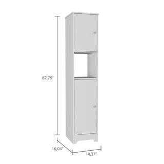 Sunvega Black Multistorage Pantry Cabinet with One Drawer and Two Shelves