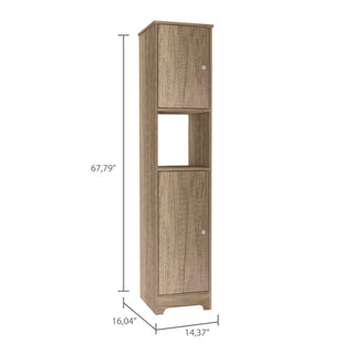 Sunvega Black Multistorage Pantry Cabinet with One Drawer and Two Shelves