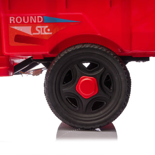 Sunvega 3-Wheel Electric Cargo Truck with LED Lights Music and Anti-Slip Wheels