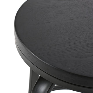 Sunvega Modern Industrial Iron Frame Swivel Counter Stool Set with Faux Wood Seat