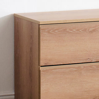 Sunvega Modular Oak Wood Closet System with Ample Storage and Warm Finish