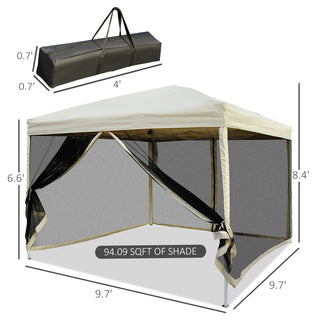 Sunvega Waterproof Pop Up Gazebo Tent with UV Protection for Outdoor Events