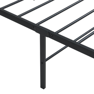 Sunvega Heavy Duty Twin Size Metal Bed Frame with Reinforced Steel Slats