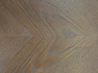Sunvega Contemporary Style Ash Oak Finish Solid Wood Rectangle Dining Table
