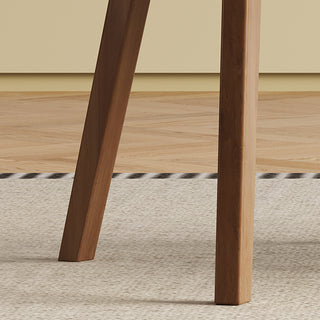 Sunvega Mid-Century Modern Ash Wood Dining Chairs Set of 2 for Kitchen and Living Room