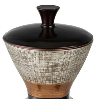 Sunvega Modern Egyptian Design Decorative Jewelry Box with Hexagonal Footing Base