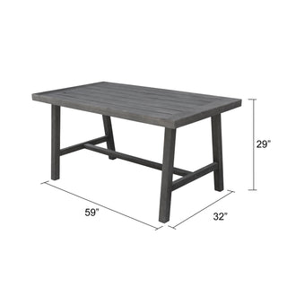Sunvega Honey Eucalyptus Wooden Outdoor Dining Stool with Weather Resistant Finish