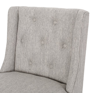 Sunvega Vienna Contemporary Wingback Counter Stools with Button Tufted Backrest and Nailhead Accents
