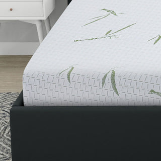 Sunvega 8-Inch Dual Layer Memory Foam Mattress with Bamboo Infused Cover Queen