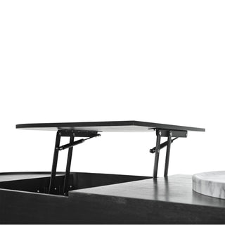 Sunvega Set of 2 Wood Finish Nesting Coffee Tables for Farmhouse Living Room