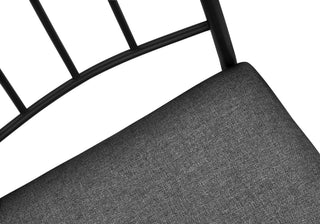 Sunvega 40 Inch White Marble Look Dining Table Set with 4 Grey Fabric Chairs