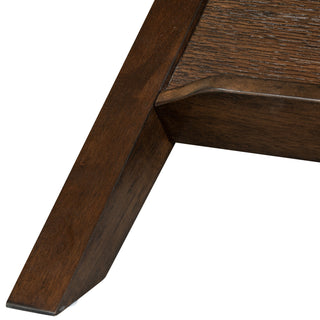 Sunvega Antique Cream Nightstand with Spindle Legs and Spacious Drawer Storage