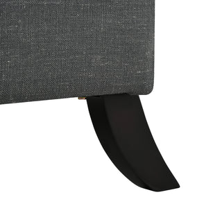 Sunvega Manual Wing Chair Recliner with High Resilience Sponge and Silver Bubble Nails