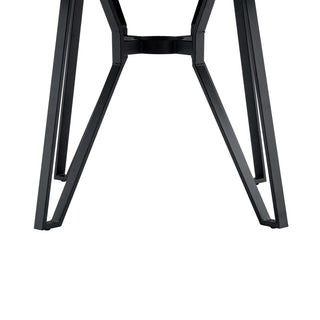 Sunvega Light Ash Round Dining Table with Mid Century Modern Style