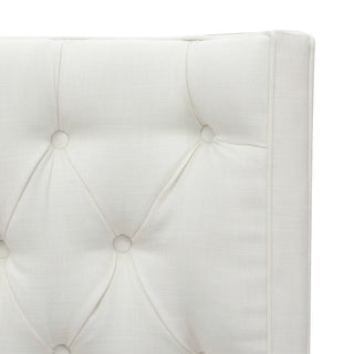 Sunvega Brooklyn King Tufted Panel Bed Headboard and Footboard Set in Caramel Tan Brown