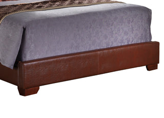 Sunvega Sleek Black Full Bed Frame with Chic Finish for Casual Elegance