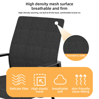 Sunvega Modern Mesh Office Chair with Ergonomic Backrest and Stable Metal Frame