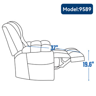 Sunvega Dual Motor Lift Recliner Chair with Massage Lumbar Heat and Power Remote
