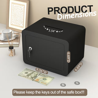 Sunvega Compact Key And Password Safe For Money Documents And Valuables